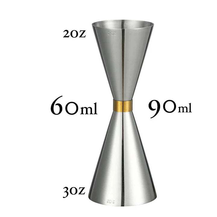 Stainless Steel Jigger Cocktail Jigger Bar Measures Bar Tools Bar Accessories | Bowlift