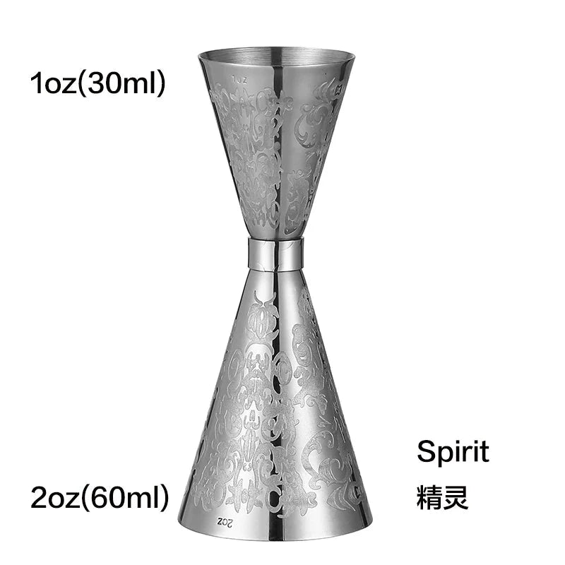 Stainless Steel Jigger Cocktail Jigger Bar Measures Bar Tools Bar Accessories | Bowlift