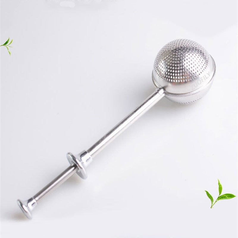BowLift | Stainless Steel Long-Handle Tea Filter