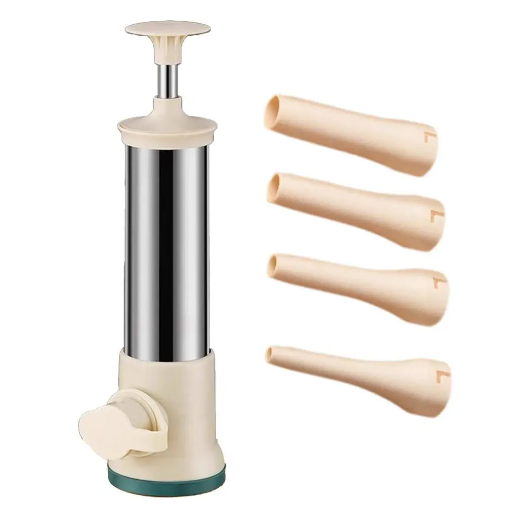 Stainless Steel Manual Filling Sausage Maker and Meat Stuffer Tool | Bowlift