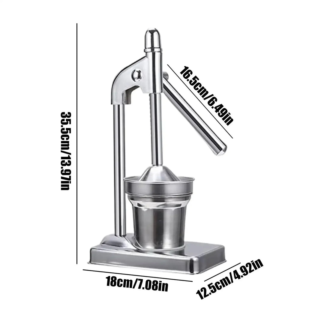 Stainless Steel Manual Juicer Handheld Fruit Vegetable Citrus Press | Bowlift