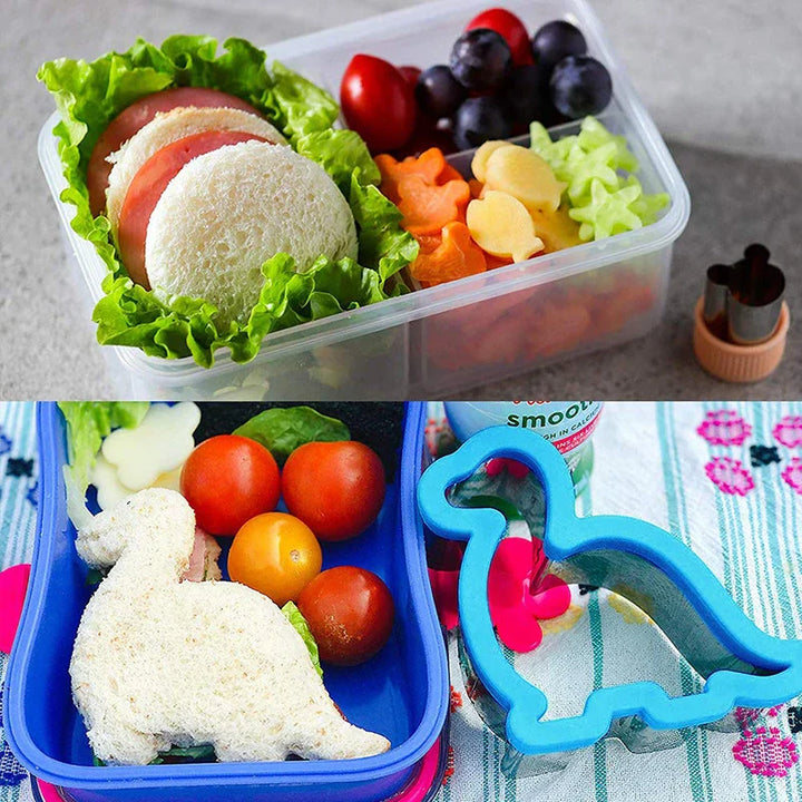 Stainless Steel Sandwich Cutters Cookie Shape Embosser Food Mold Maker | Bowlift