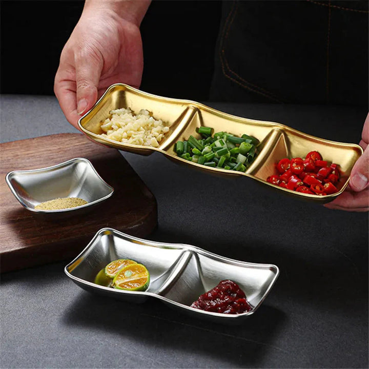 Stainless Steel Seasoning Dish Hot Pot Dipping Bowl Condiment Tray | Bowlift