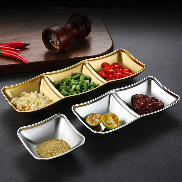 Stainless Steel Seasoning Dish Hot Pot Dipping Bowl Condiment Tray | Bowlift