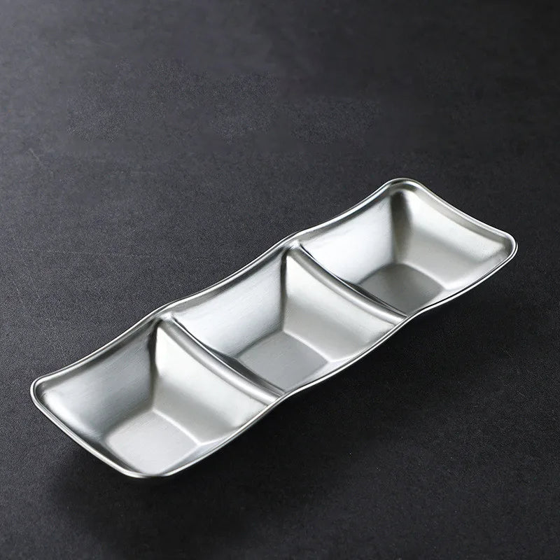 Stainless Steel Seasoning Dish Hot Pot Dipping Bowl Condiment Tray | Bowlift
