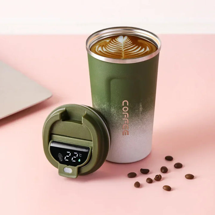BowLift | Stainless Steel Thermo Mug with Smart Temperature Display - TempMate
