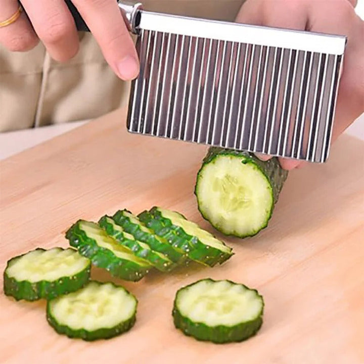 BowLift | Stainless Steel Vegetable Knife - WaveCut