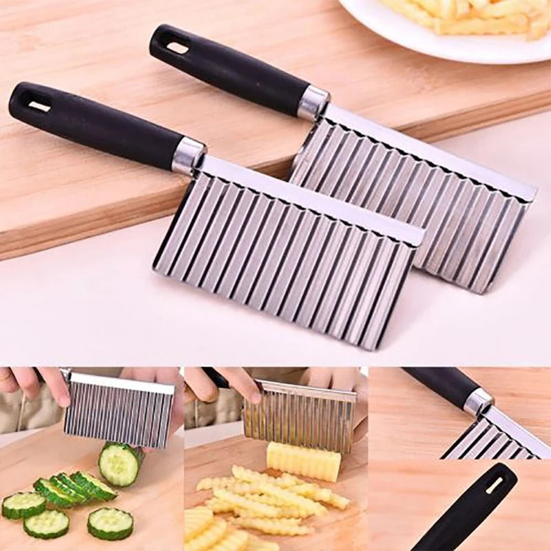 BowLift | Stainless Steel Vegetable Knife - WaveCut