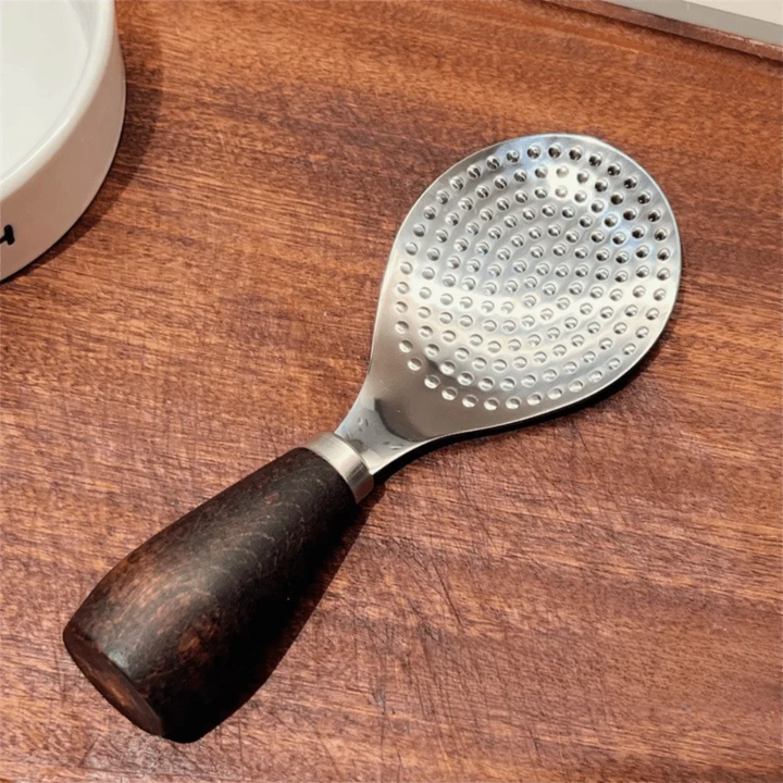 Stainless Steel Vertical Rice Shovel Spatula Wooden Handle Rice Spoon | Bowlift