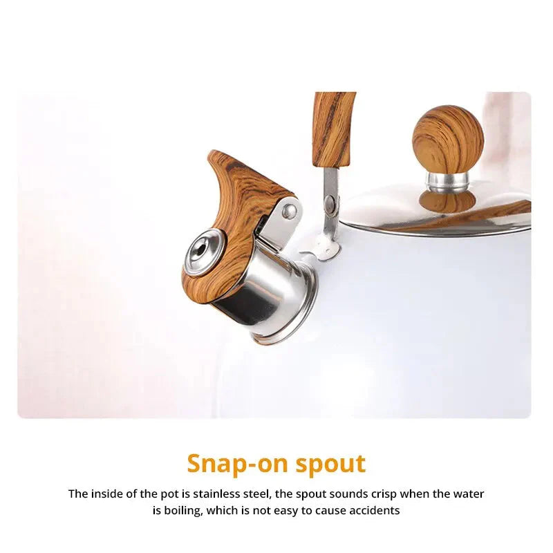 Stainless Steel Whistle Kettle Thickened Kettle Gas Induction Kettle | Bowlift