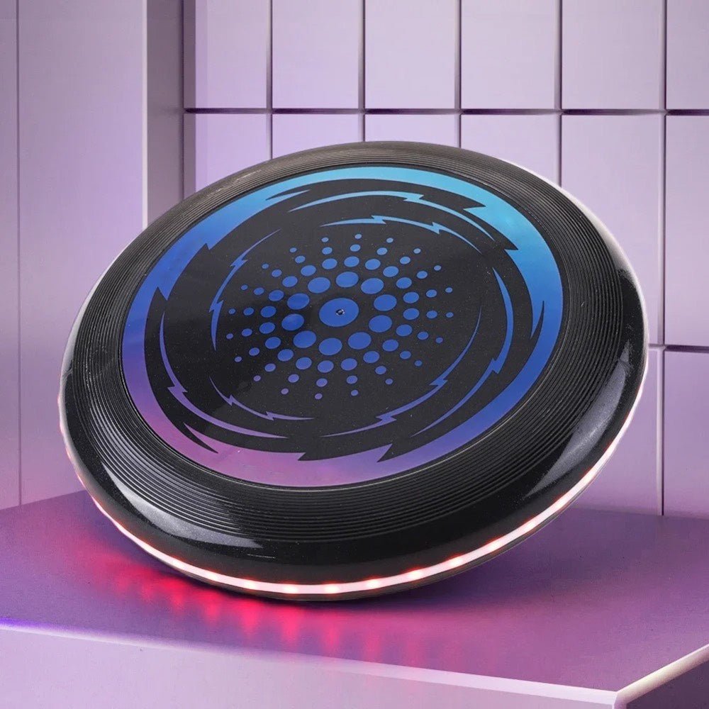 BowLift | STARSPIN – LED Light-Up Frisbee for Nighttime Outdoor Play