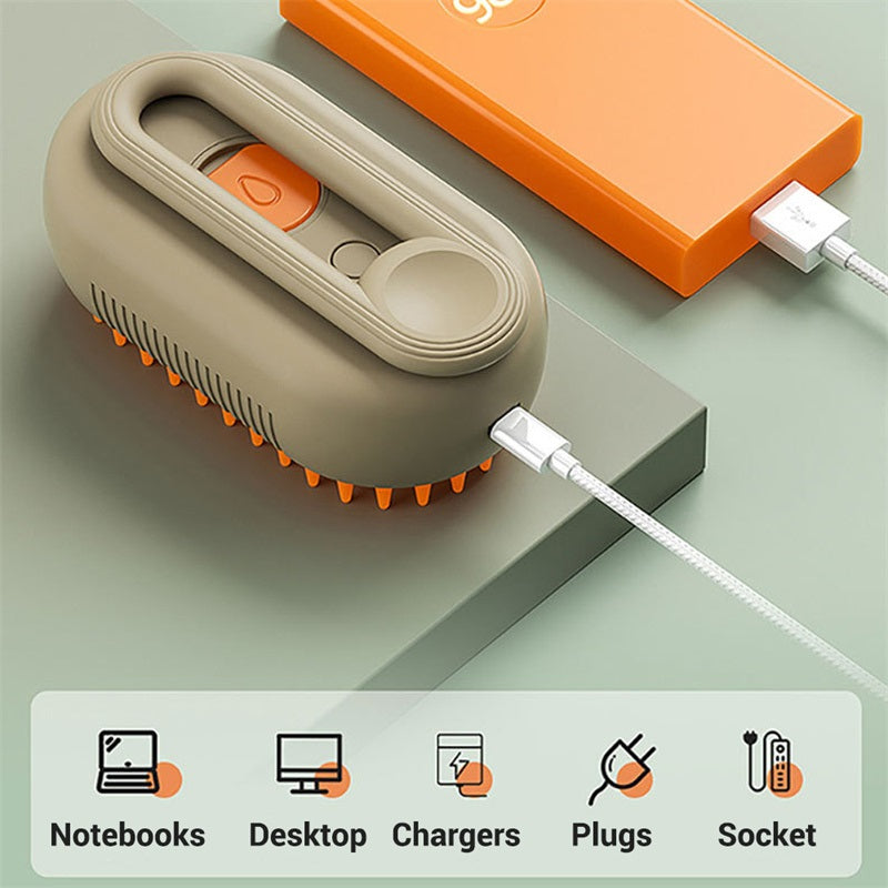 BowLift | Cat Steam Brush For Pet Grooming