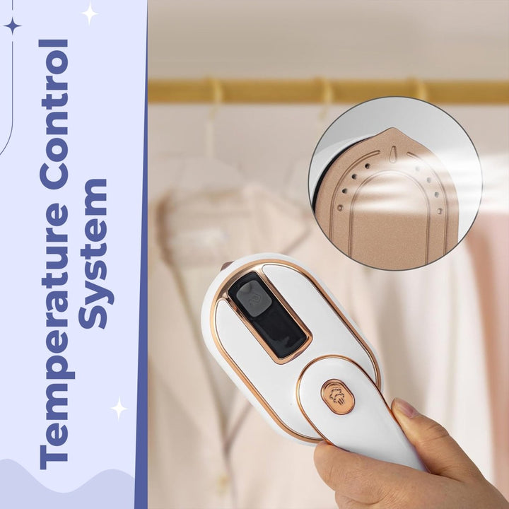 BowLift | SteamEase Go – Compact Travel Garment Steamer for Quick Wrinkle Removal