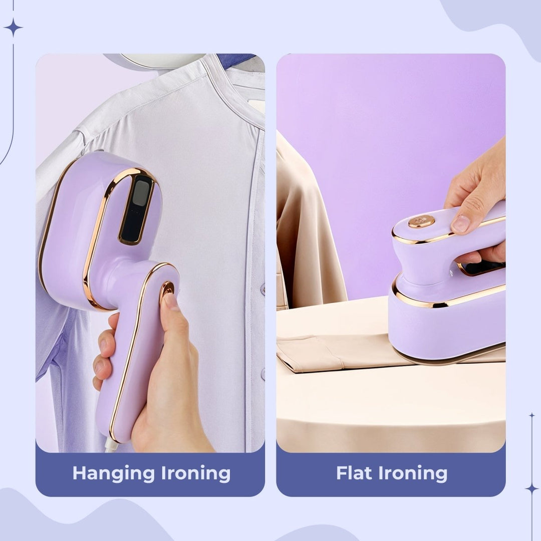 BowLift | SteamEase Go – Compact Travel Garment Steamer for Quick Wrinkle Removal