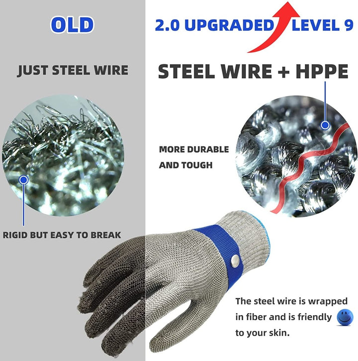 BowLift | METALMESH PRO – Stainless Steel Safety Gloves with Maximum Cut Resistance