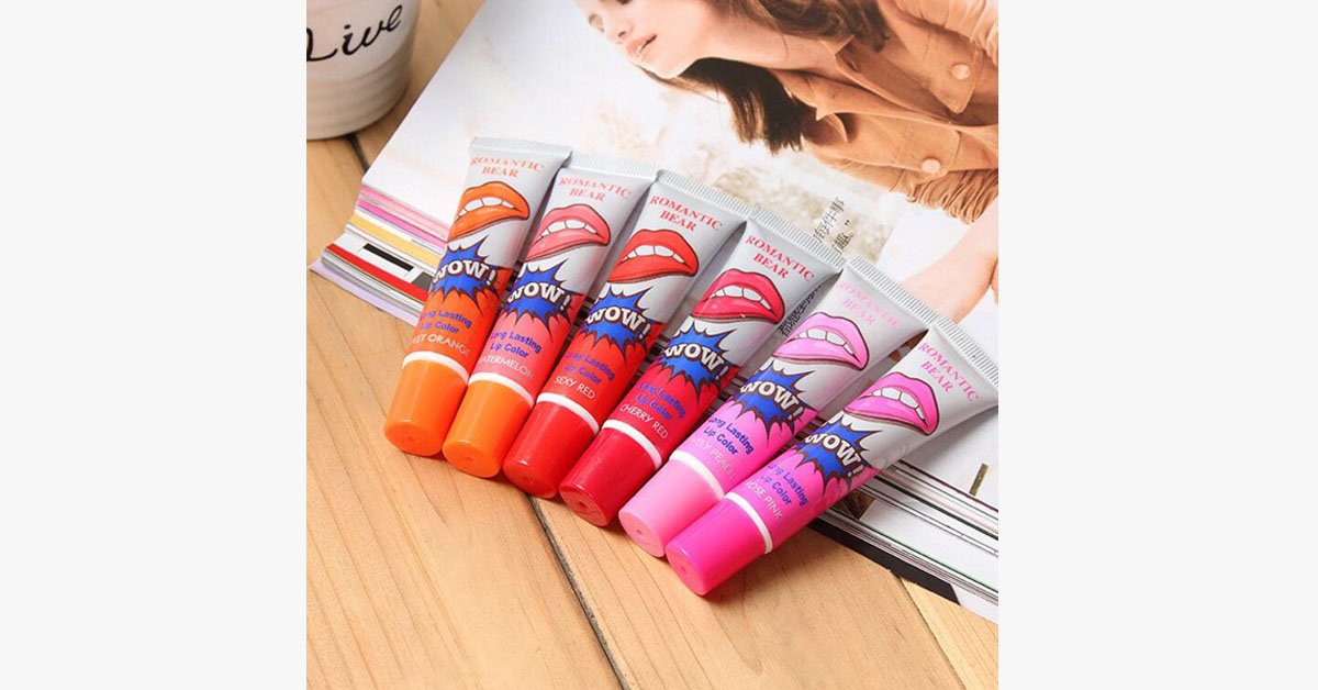 BowLift | 6 Piece Lip Tint Peel Masks - Long-lasting and waterproof lip tint to make your lips appear naturally tinted
