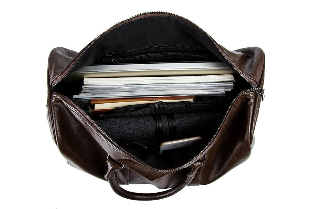 Large-Capacity Leather Travel Duffel – Lightweight & Durable Carry-On Bag | Bowlift