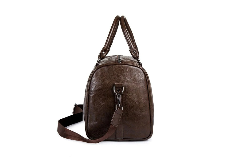 Large-Capacity Leather Travel Duffel – Lightweight & Durable Carry-On Bag | Bowlift