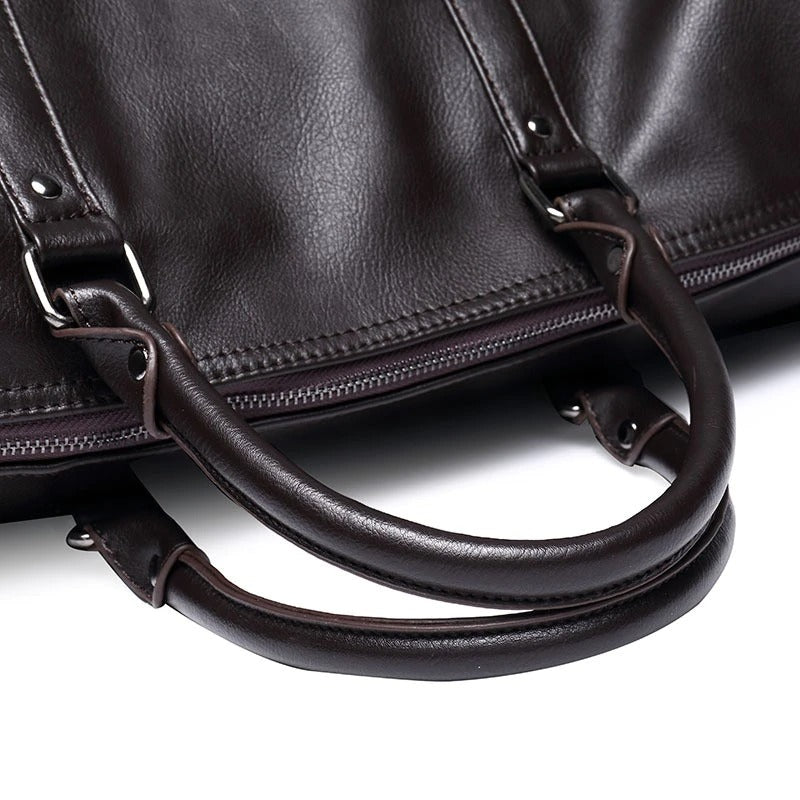 Large-Capacity Leather Travel Duffel – Lightweight & Durable Carry-On Bag | Bowlift