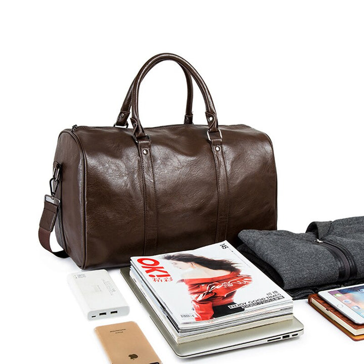 Large-Capacity Leather Travel Duffel – Lightweight & Durable Carry-On Bag | Bowlift