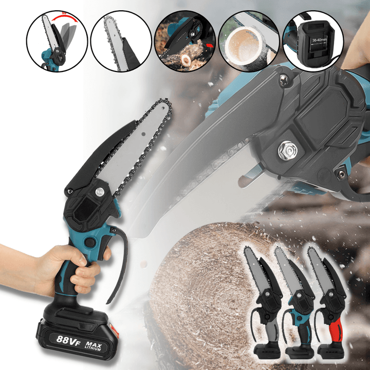 BowLift | Stormblade Electric Mini Chainsaw – Lightweight 1200W Pruner for 18V Makita Batteries