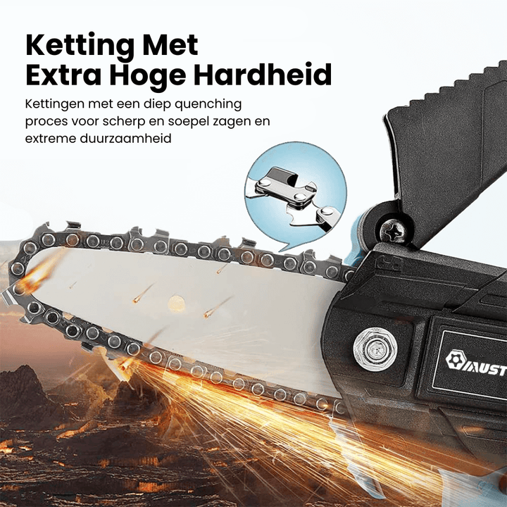 BowLift | Stormblade Electric Mini Chainsaw – Lightweight 1200W Pruner for 18V Makita Batteries