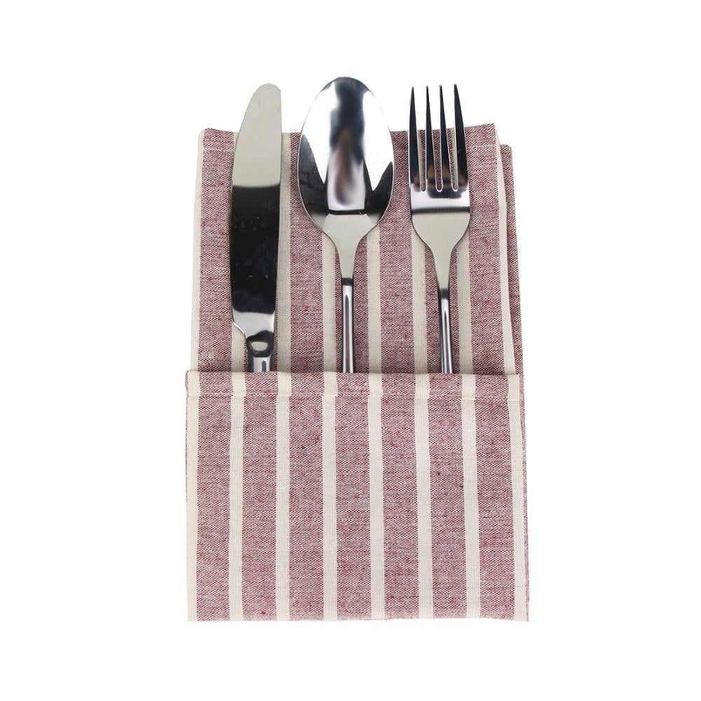BowLift | Striped Fabric Napkins (Set of 12)