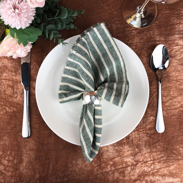 BowLift | Striped Fabric Napkins (Set of 12)