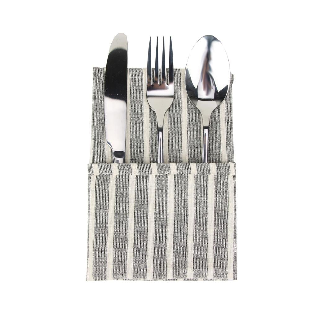 BowLift | Striped Fabric Napkins (Set of 12)