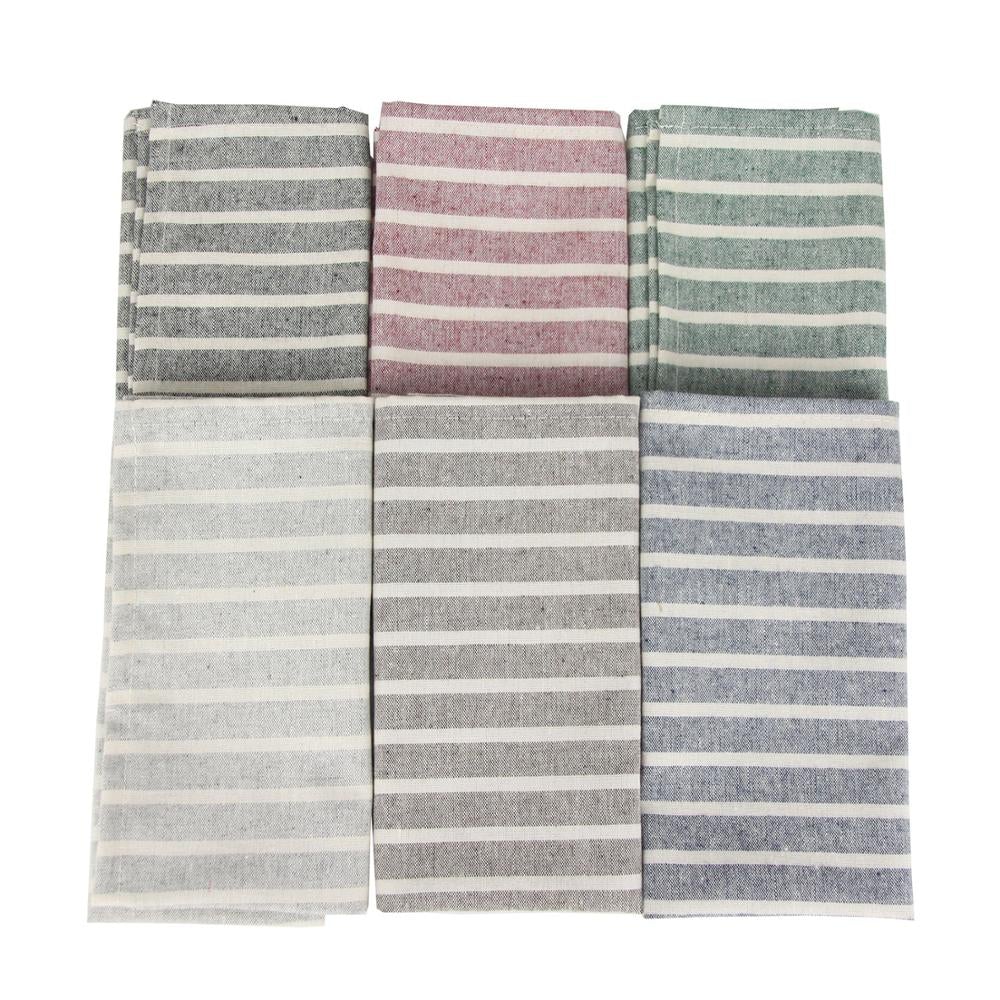 BowLift | Striped Fabric Napkins (Set of 12)