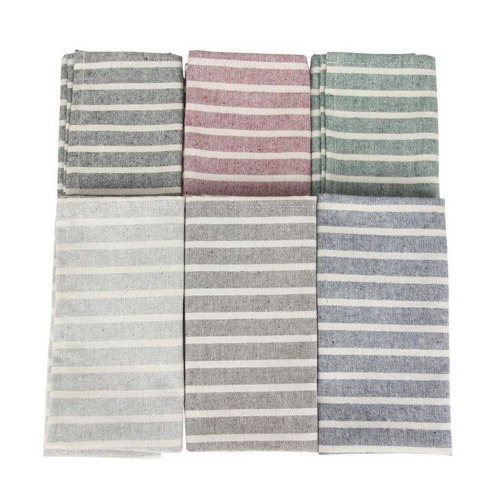 BowLift | Striped Fabric Napkins (Set of 12)