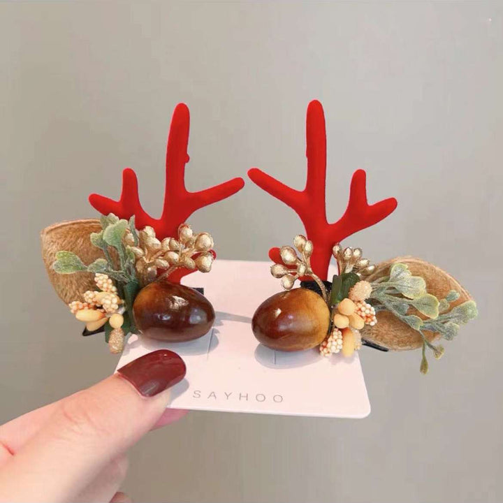 BowLift | Reindeer Antlers Xmas Hair Clip