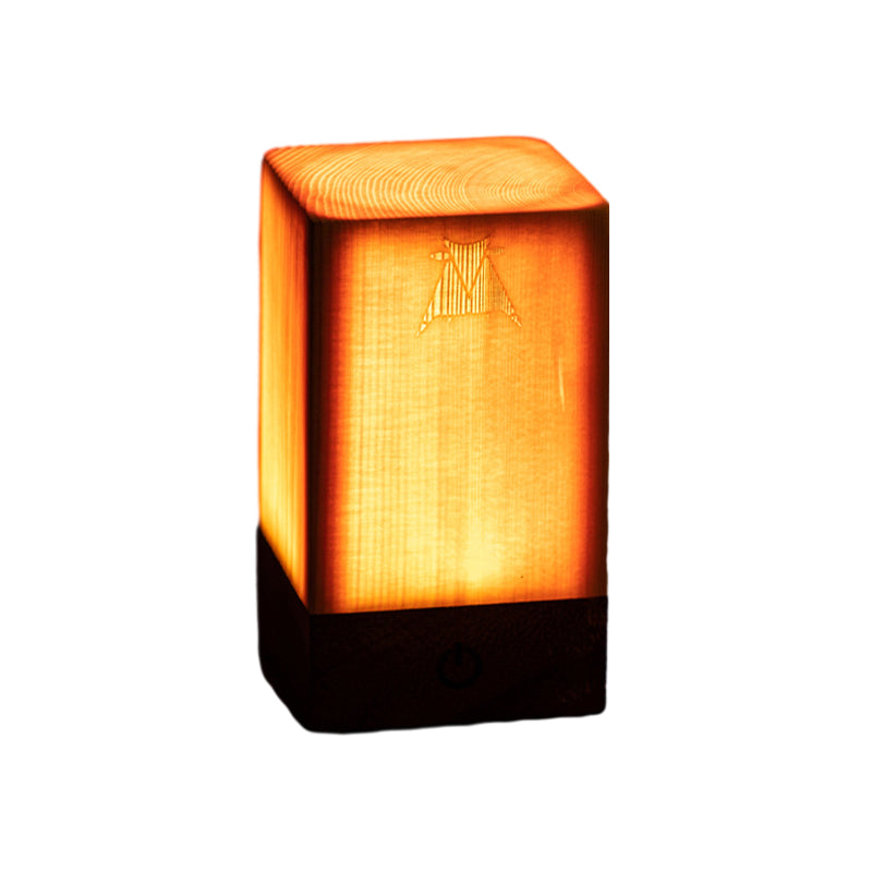 BowLift | Stylish LED Table Lamp - WoodGlow