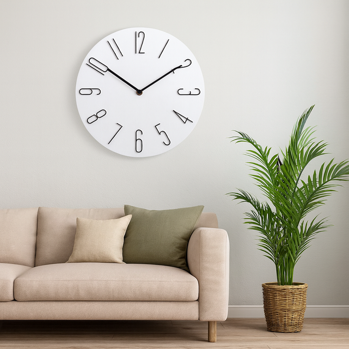 BowLift | Silent Modern Quartz Wall Clock