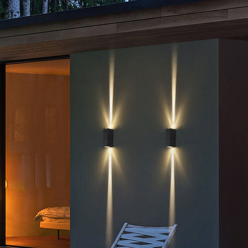 BowLift | Wall Light Modern Black Outdoor LED Fixture