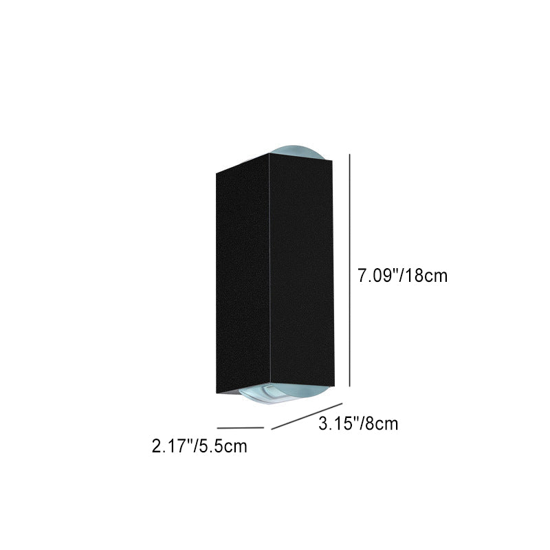BowLift | Wall Light Modern Black Outdoor LED Fixture