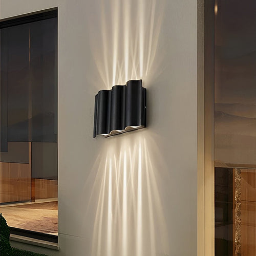BowLift | Outdoor Black LED Wall Light Fixture