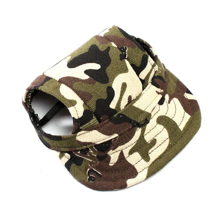 Stylish Round Brim Dog Hat - SunnyPaws Bowlift