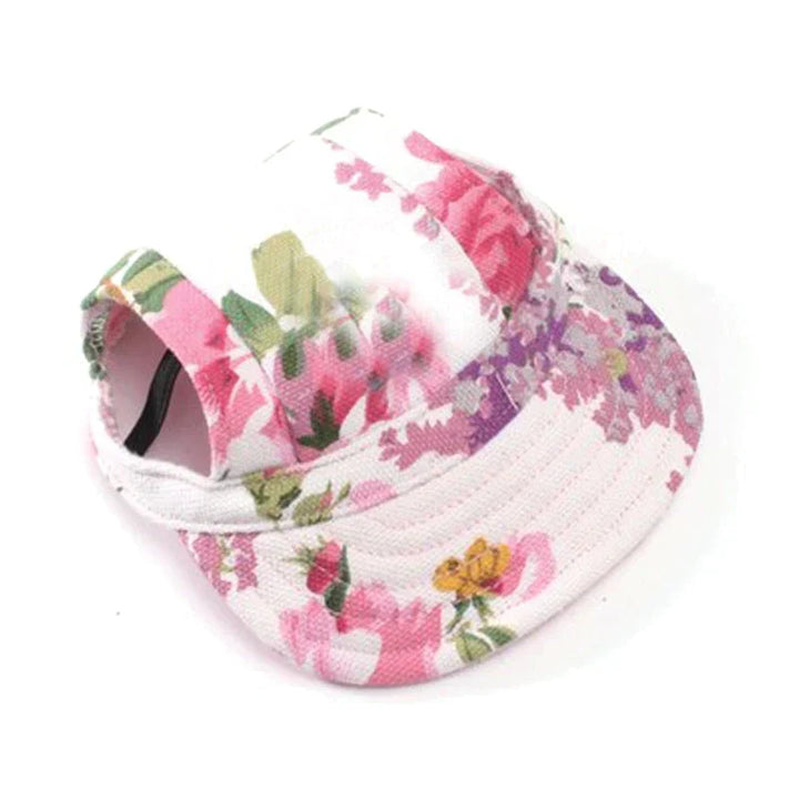 Stylish Round Brim Dog Hat - SunnyPaws Bowlift
