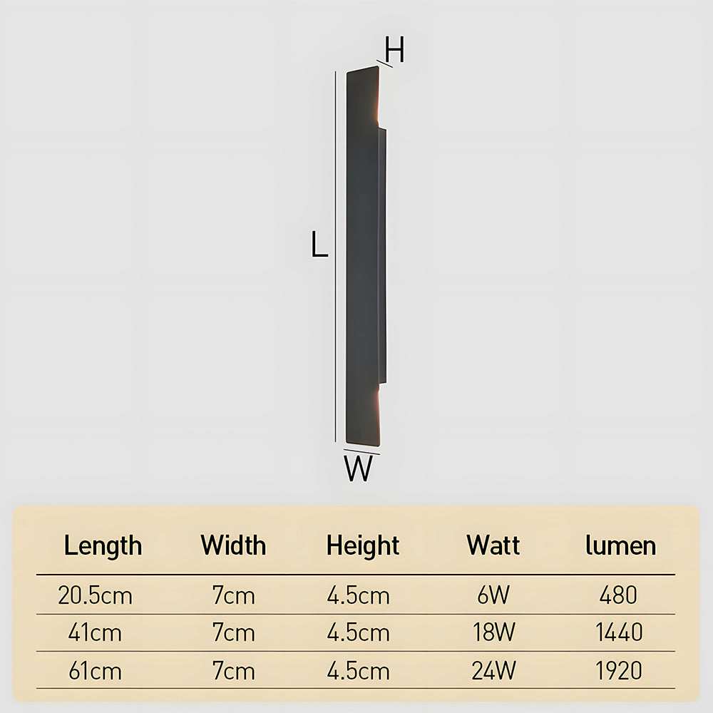 BowLift | Outdoor Wall Light with Modern Waterproof Design
