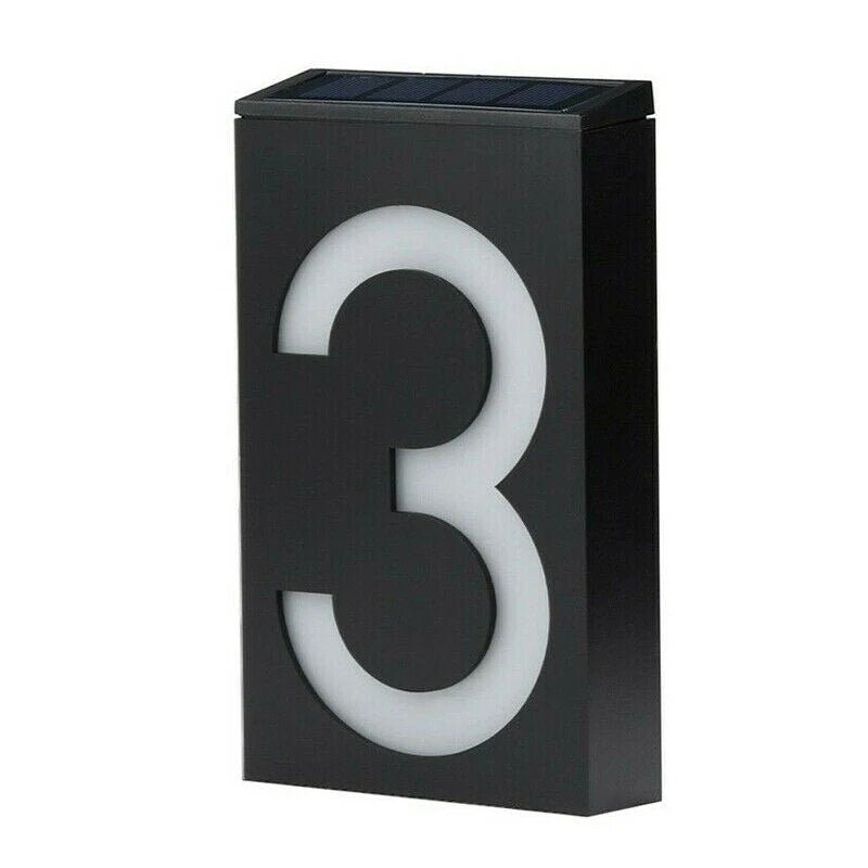 BowLift | Solar house numbers - eco-friendly - economical - modern design