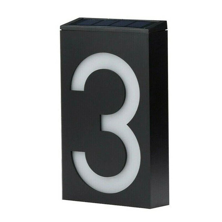 BowLift | Solar house numbers - eco-friendly - economical - modern design