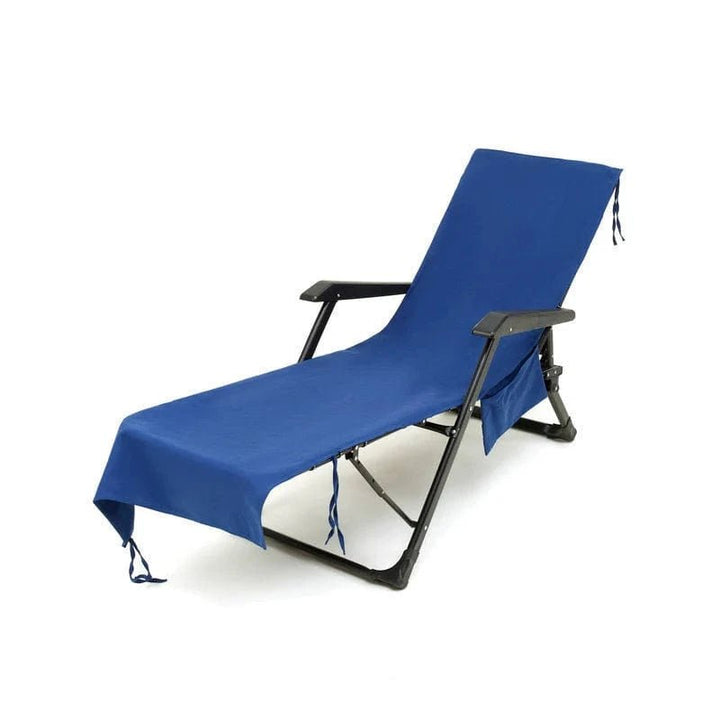 BowLift | Sunlounge Towel – Non-Slip Lounger Cover with Side Pockets