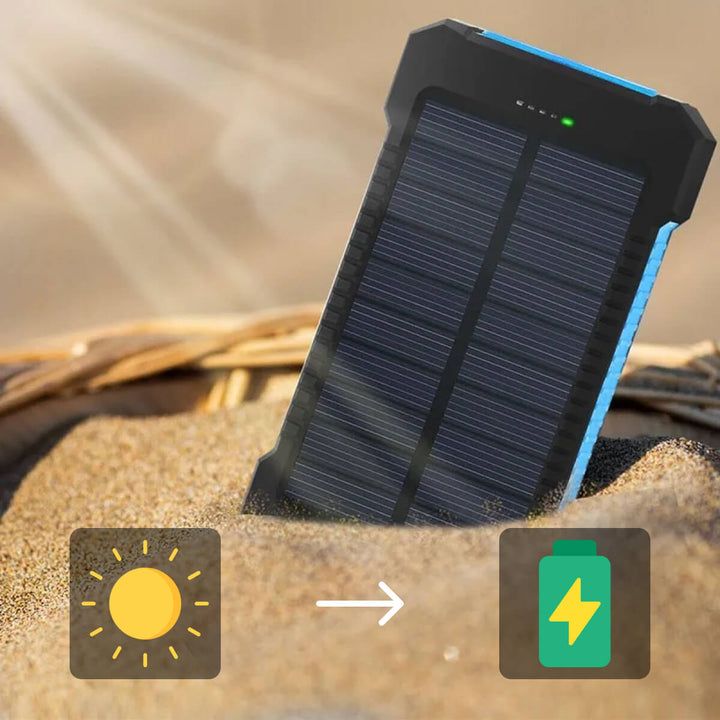 BowLift | SUNVAULT MAX – Waterproof Solar Power Bank with 30000mAh Capacity