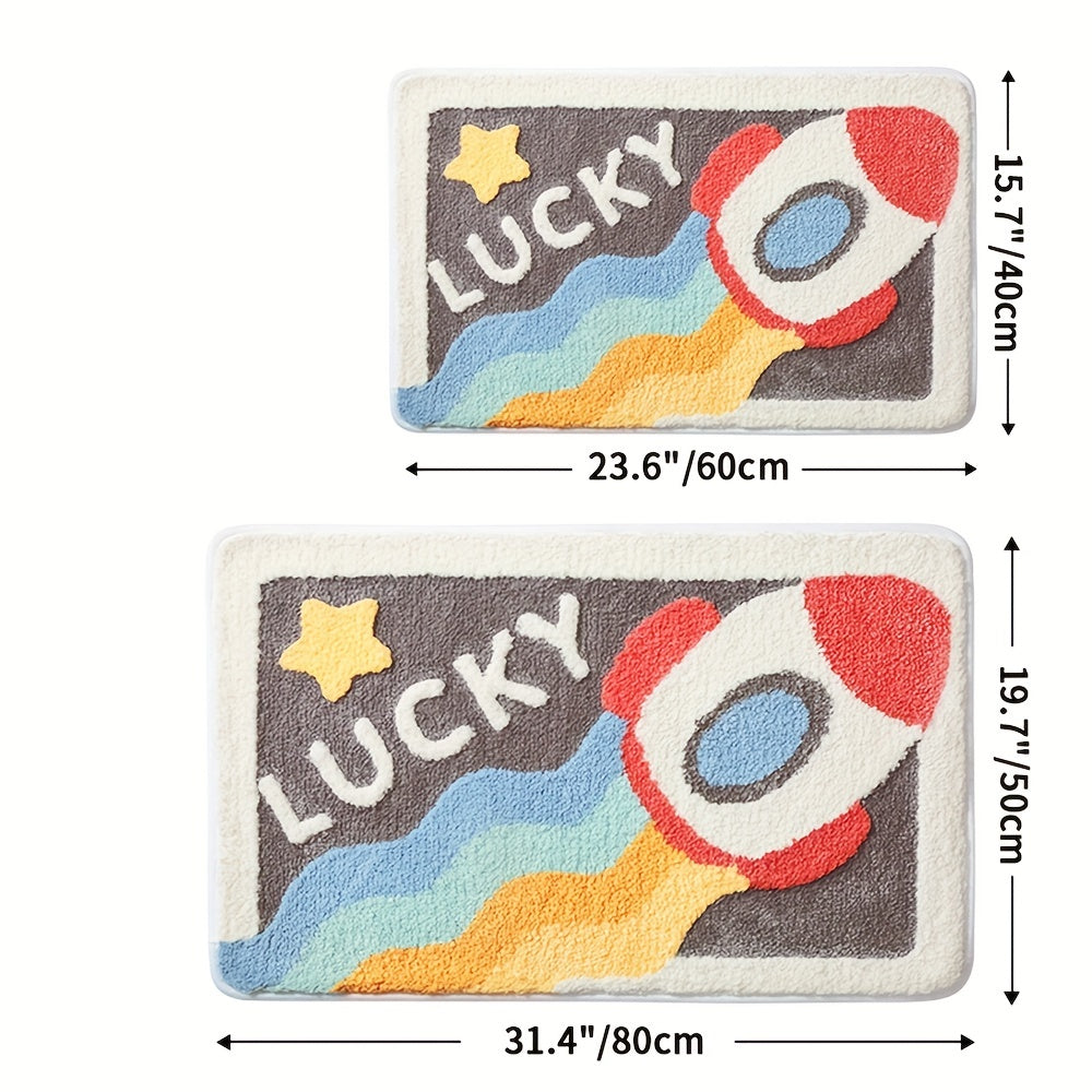 BowLift | Super Absorbent Anti-Slip Bath Mat for Bathroom and Toilet - Milo