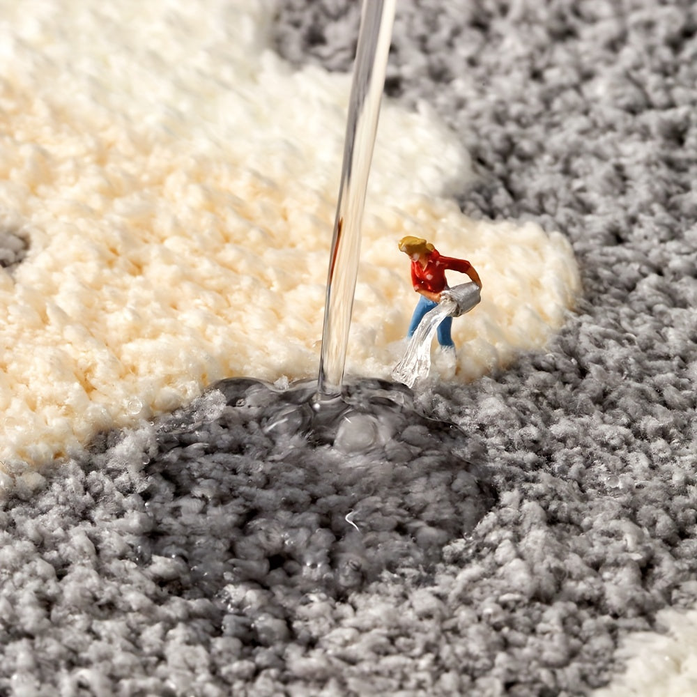 BowLift | Super Absorbent Anti-Slip Bath Mat for Bathroom and Toilet - Milo