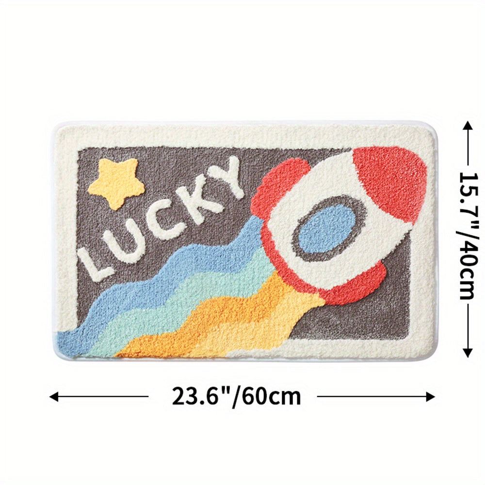 BowLift | Super Absorbent Anti-Slip Bath Mat for Bathroom and Toilet - Milo