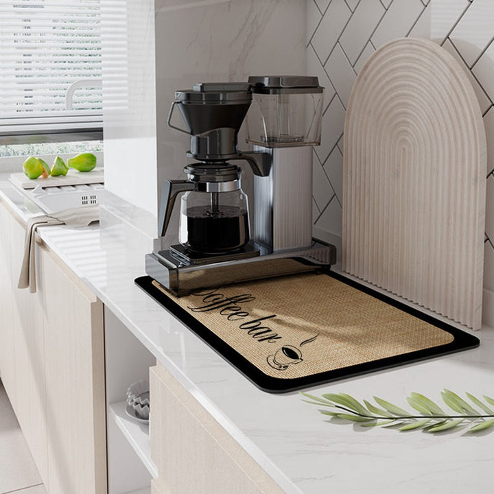 Super Absorbent Draining Mat Kitchen Bathroom Faucet Absorbent Mat | Bowlift