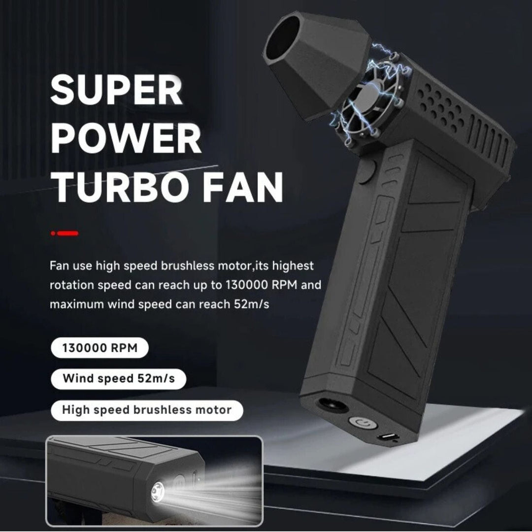 Mini Jet Fan - Compact and Portable Turbo Fan for On-the-Go Use | Bowlift