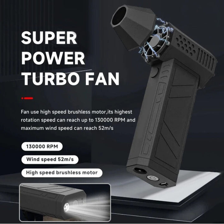 Mini Jet Fan - Compact and Portable Turbo Fan for On-the-Go Use | Bowlift